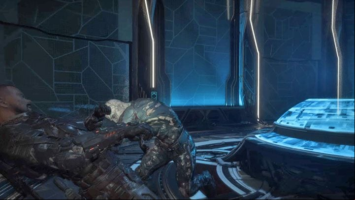 The general premises of this fight are identical to the previous fight with Ferris - Callisto Protocol: How to kill Alpha, the final boss? - FAQ - The Callisto Protocol Guide