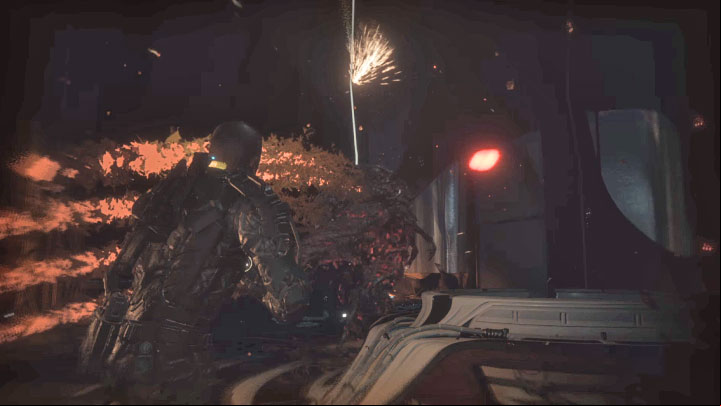 From time to time, Alpha will spit projectiles - Callisto Protocol: How to kill Alpha, the final boss? - FAQ - The Callisto Protocol Guide