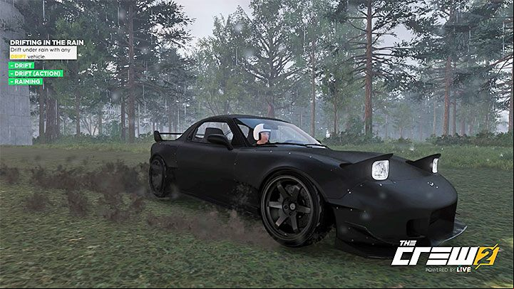 Description: Drift under rain with any drift vehicle - Album - Street Racing in The Crew 2 - Photo Ops - The Crew 2 Game Guide