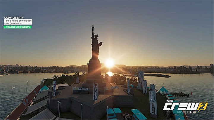 Description: Take a photo of the green lady (New York) - Album - Street Racing in The Crew 2 - Photo Ops - The Crew 2 Game Guide