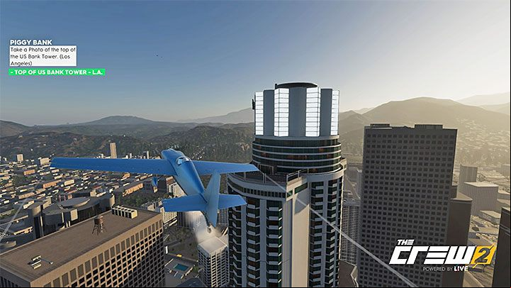Description: Take a photo of the top of the US Bank Tower (Los Angeles) - Album - Street Racing in The Crew 2 - Photo Ops - The Crew 2 Game Guide