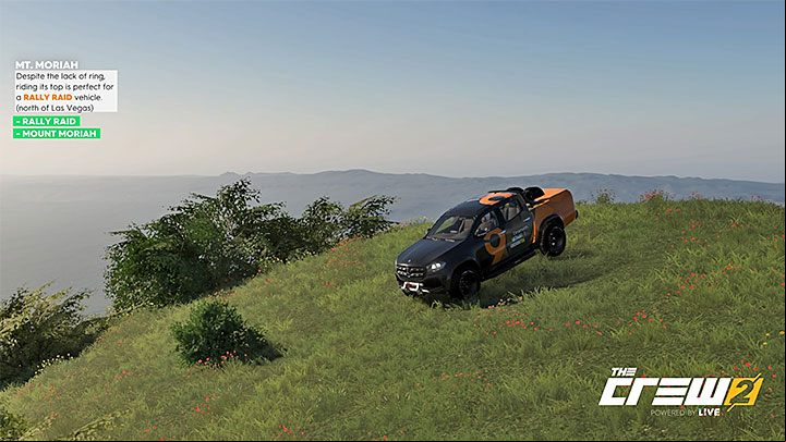 Description: Despite the lack of ring, riding its top is perfect for a rally raid vehicle (north of Las Vegas) - Album - Off-Roadin in The Crew 2 - Photo Ops - The Crew 2 Game Guide
