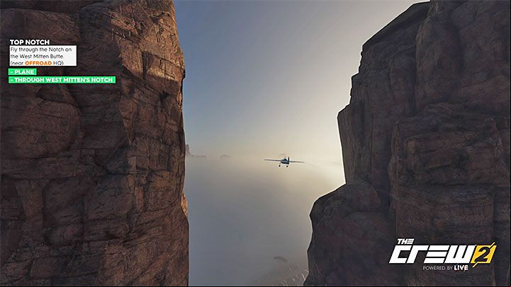 Description: Fly through the Notch on the West Mitten Butte - Album - Freestyle in The Crew 2 - Photo Ops - The Crew 2 Game Guide