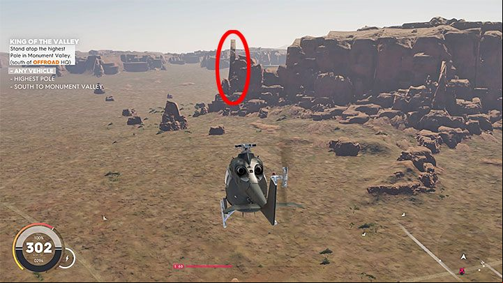 Description: Stand atop the highest Pole in Monument Valley (south of Off-Road HQ) - Album - Freestyle in The Crew 2 - Photo Ops - The Crew 2 Game Guide