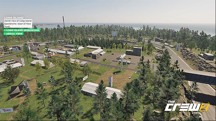 Description: Aerial view of Long Island Speedrome - Album - Pro Racing The Crew 2 - Photo Ops - The Crew 2 Game Guide