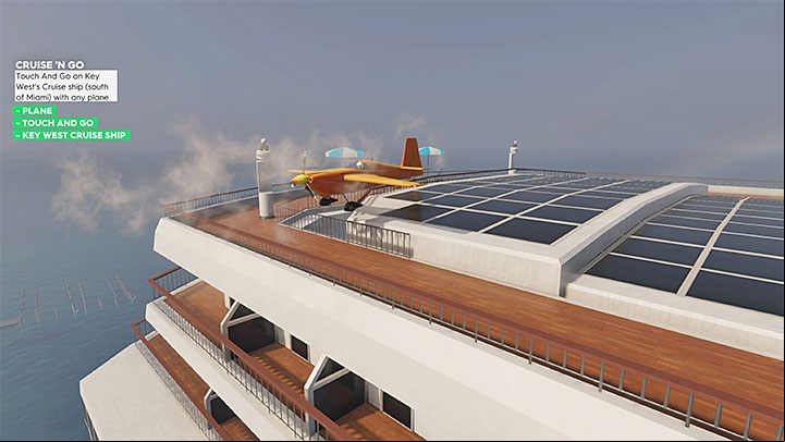Description: Touch And Go on Key Wests Cruise ship (south of Miami) with any plane - Album - Pro Racing The Crew 2 - Photo Ops - The Crew 2 Game Guide