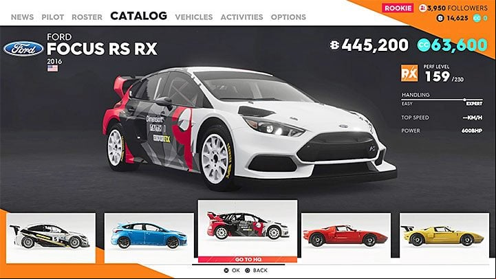 Ford Focus RS RX from 2016 has the highest perf level among all Rally Cross vehicles - The best vehicles in The Crew 2 - Vehicles - The Crew 2 Game Guide