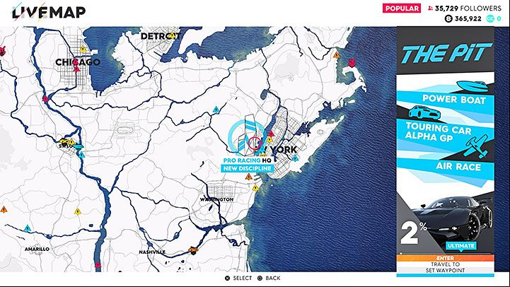 Call up a world map and move to the command center associated with the same category of competitions - Where to find loot in The Crew2? - FAQ - Frequently Asked Questions - The Crew 2 Game Guide