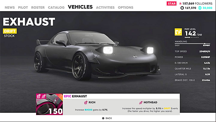 The only way to improve machines in The Crew is to install parts that are acquired from the loot boxes - The Crew 2 Game Guide