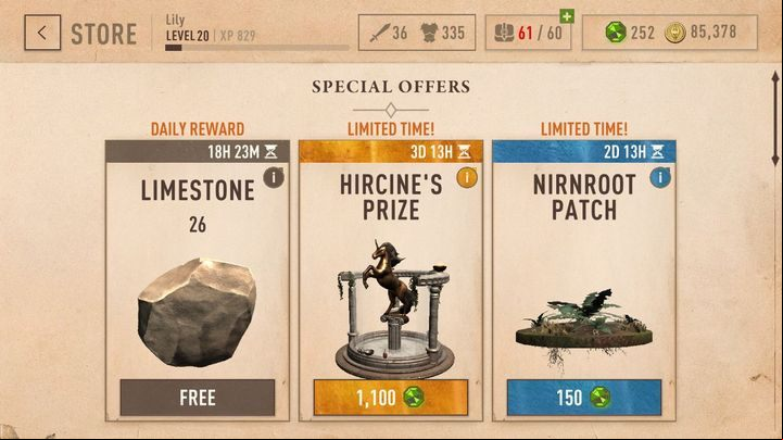 If you give up on gems, your only currency will be gold - Playing TES Blades without spending a single dollar - Microtransactions - The Elder Scrolls Blades Guide and Tips