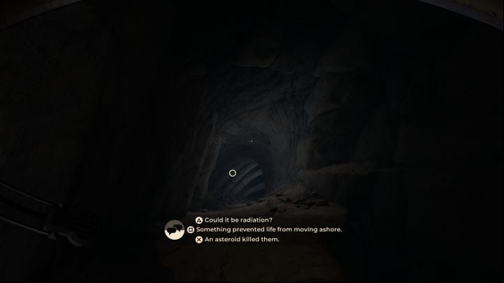 Most dialogues have a time limit to respond - you have to choose a response before the background behind the dialogue icon disappears or the dialogue ends - The Invincible: Tips and tricks - Basics - The Invincible Guide