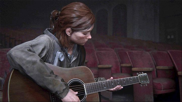 Joel taught Ellie how to play the guitar even before the events of The Last of Us 2 - The Last of Us 2: When is playing a guitar available? - Campaign and exploration - The Last of Us 2 Guide