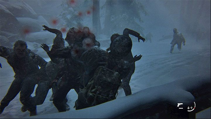 Whatever are the circumstances of the encounter, do not try to fight the monsters of the horde, because your actions are doomed to failure - The Last of Us 2: Can I defeat The Horde? - Combat - The Last of Us 2 Guide