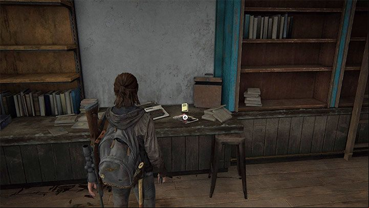 In the bookstore, you will find a stealth training manual - The Last of Us 2: Crafting - list of items - Character development and equipment upgrades - The Last of Us 2 Guide
