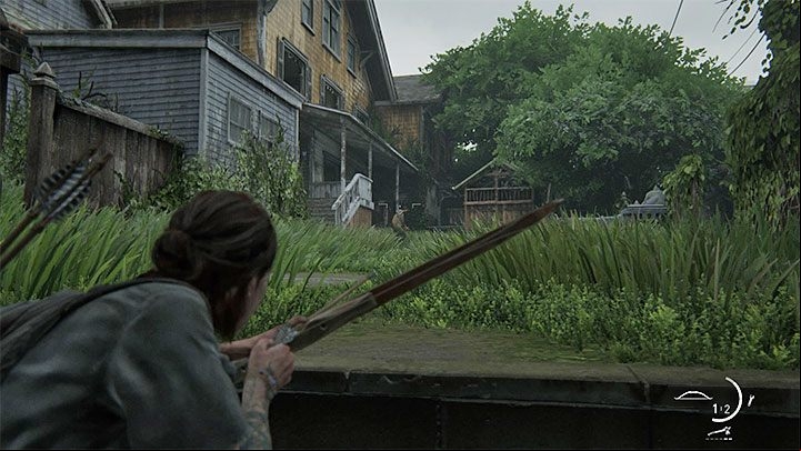 When using the bow, you have to two things - The Last of Us 2: How to obtain bow? - Combat - The Last of Us 2 Guide