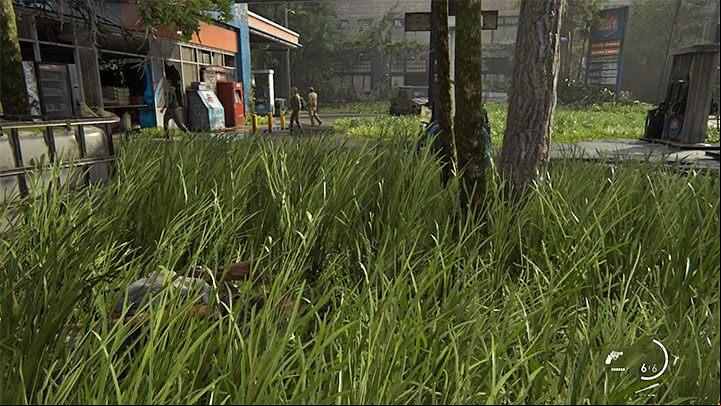 Starting from Seattle you can come across grassy areas, full of tall grass and bushes - The Last of Us 2: Best starting tips - Basics - The Last of Us 2 Guide