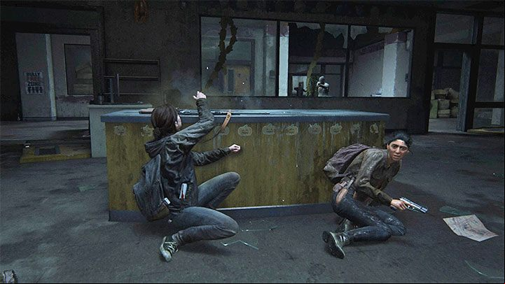 Battles with live enemies can be very different from fights against infected ones - the latter will usually charge towards your character just after they notice you - The Last of Us 2: Best starting tips - Basics - The Last of Us 2 Guide