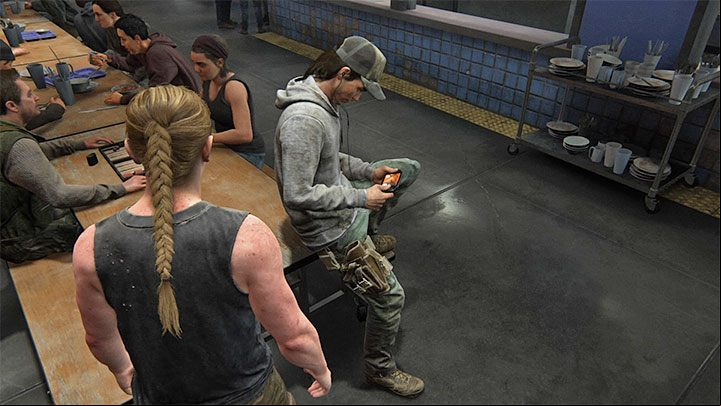 In the case of Abby, there are two main easter eggs associated with the PlayStation Vita console - The Last of Us 2: Easter-eggs on Abbys stages - Easter-eggs and curiosities and - The Last of Us 2 Guide