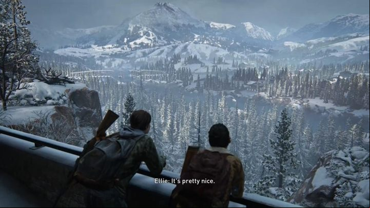Follow Dina until you get to the building - The Last of Us 2: The Overlook, Patrol, Jackson walkthrough - Jackson - The Last of Us 2 Guide
