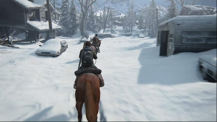 While following Dina, you will come across abandoned buildings - The Last of Us 2: The Overlook, Patrol, Jackson walkthrough - Jackson - The Last of Us 2 Guide