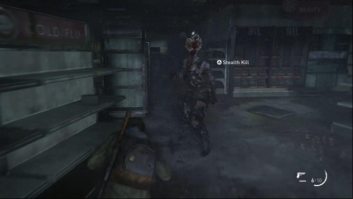 At the bottom, you will encounter clickers - these enemies are much more dangerous than runners - The Last of Us 2: The Overlook, Patrol, Jackson walkthrough - Jackson - The Last of Us 2 Guide