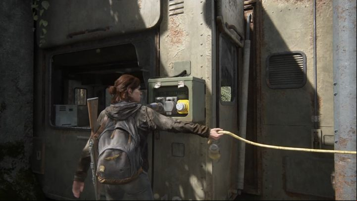 Now go to the generator in the back of the trailer and start it - The Last of Us 2: Packing Up, The Gate, Seattle Day 1 walkthrough - Seattle Day 1 - Ellie - The Last of Us 2 Guide