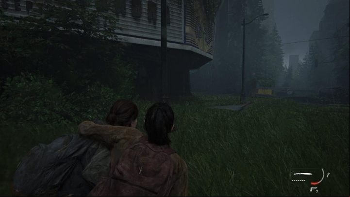 Dina is injured - you have to lift her up - The Last of Us 2: Theatre, Seattle Day 1, Ellie walkthrough - Seattle Day 1 - Ellie - The Last of Us 2 Guide