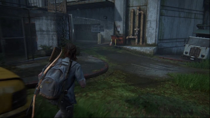 There are several buildings in the area you can visit (including one with a few clickers) - The Last of Us 2: The Seraphites, Seattle Day 2 Ellie walkthrough - Seattle Day 2 - Ellie - The Last of Us 2 Guide