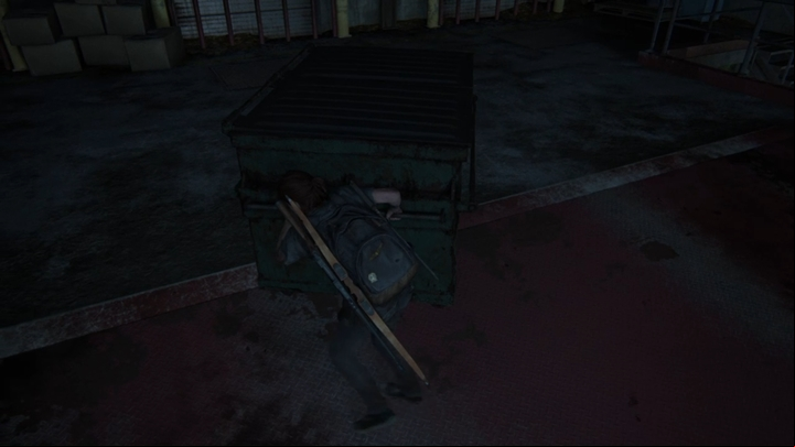 Enter through the door and then set the container on the rise - The Last of Us 2: The Seraphites, Seattle Day 2 Ellie walkthrough - Seattle Day 2 - Ellie - The Last of Us 2 Guide