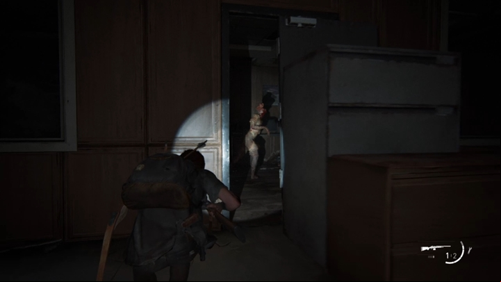 Jump on the scaffolding on the other side and go to the open window - The Last of Us 2: The Seraphites, Seattle Day 2 Ellie walkthrough - Seattle Day 2 - Ellie - The Last of Us 2 Guide