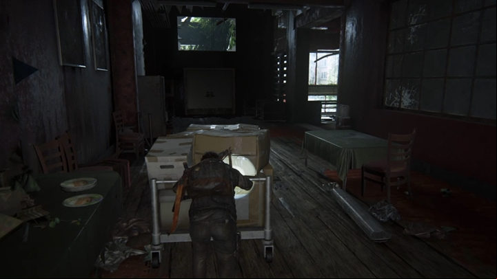 After the fight, get back on the boat and move forward - The Last of Us 2: The Flooded City - boat trip, Seattle Day 3 Ellie walkthrough - Seattle Day 3 - Ellie - The Last of Us 2 Guide