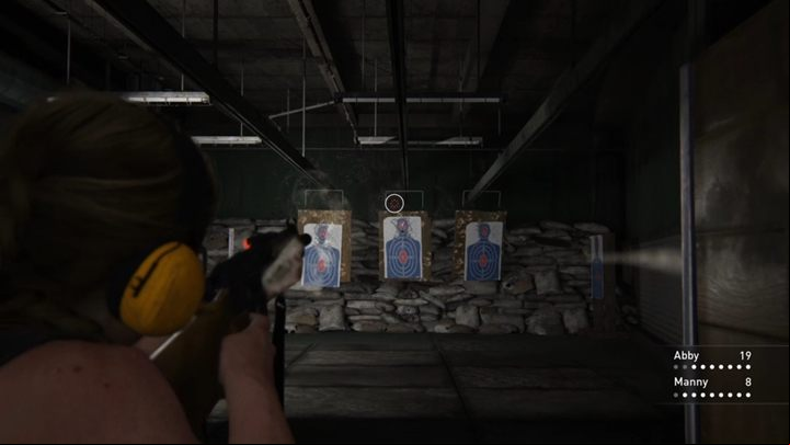 Youll also shoot firearms at the shooting range - The Last of Us 2: The Stadium, Seattle Day 1 Abby walkthrough - Seattle Day 1 - Abby - The Last of Us 2 Guide