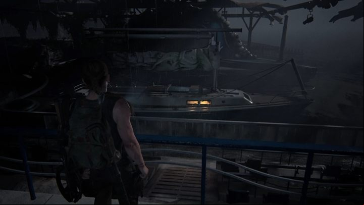 Run through the Aquarium, which you should know well as youve been here during earlier levels - The Last of Us 2: The Coast, Seattle Day 1 Abby walkthrough - Seattle Day 1 - Abby - The Last of Us 2 Guide