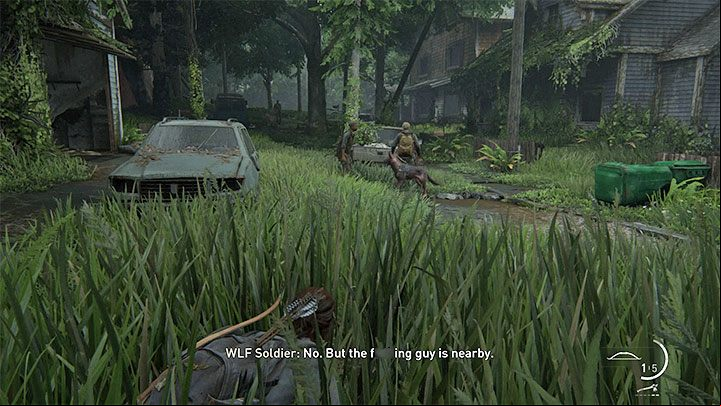 Dogs with a hostile attitude are dealt with only when playing as Ellie and are dogs trained by the WLF - The Last of Us 2: Dogs guide - Basics - The Last of Us 2 Guide