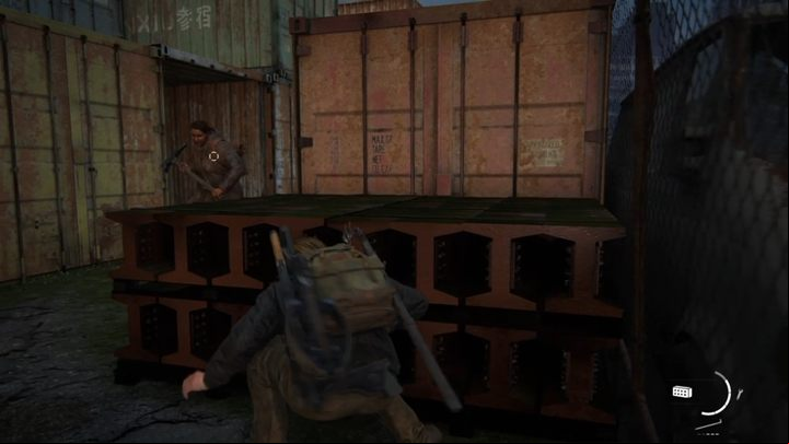 Pick up the board and place it in the proper way - so that you can walk on it - The Last of Us 2: The Shortcut, Seattle Day 2 Abby walkthrough - Seattle Day 2 - Abby - The Last of Us 2 Guide