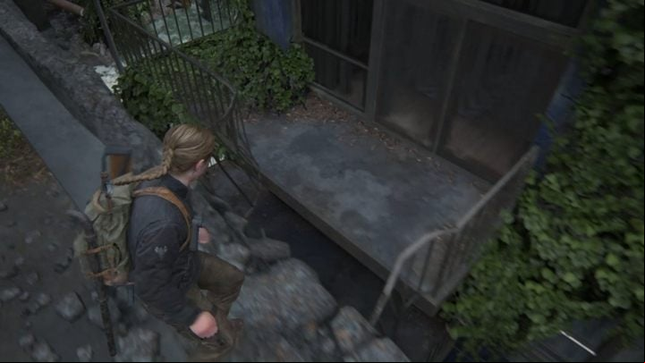 Once you reach the roof, jump on the destroyed bridge - The Last of Us 2: The Shortcut, Seattle Day 2 Abby walkthrough - Seattle Day 2 - Abby - The Last of Us 2 Guide