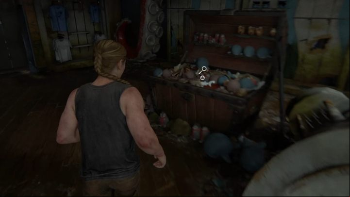 When you reach the main room of The Aquarium, together with Yara, you will start thinking about a gift for Lev - The Last of Us 2: Return to the Aquarium, Seattle Day 2 Abby walkthrough - Seattle Day 2 - Abby - The Last of Us 2 Guide