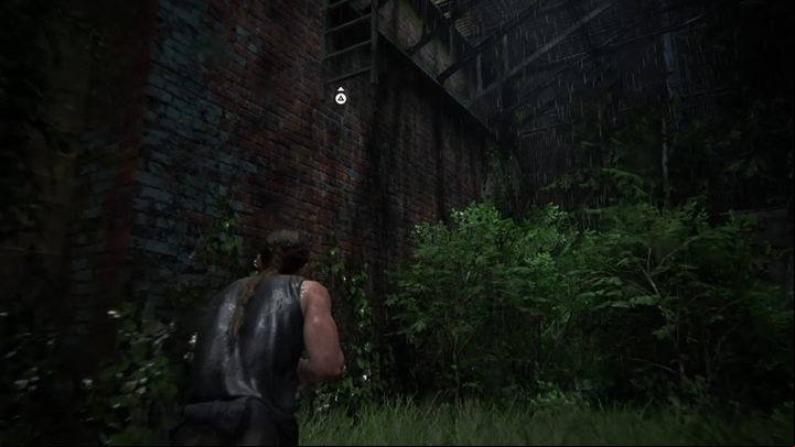 Go to the right of the entrance - The Last of Us 2: Confrontation, Seattle Day 3 Abby walkthrough - Seattle Day 3 - Abby - The Last of Us 2 Guide