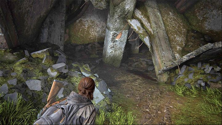 A dimly lit age leads to the bank ruins - The Last of Us 2: Safe combinations - Seattle, Day 1 Ellie - Safes - The Last of Us 2 Guide