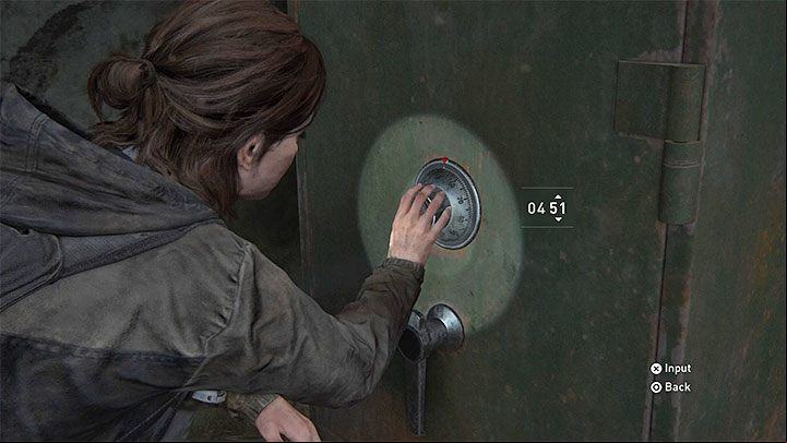 The safes code is 04-51 - The Last of Us 2: Safe combinations - Seattle, Day 1 Ellie - Safes - The Last of Us 2 Guide