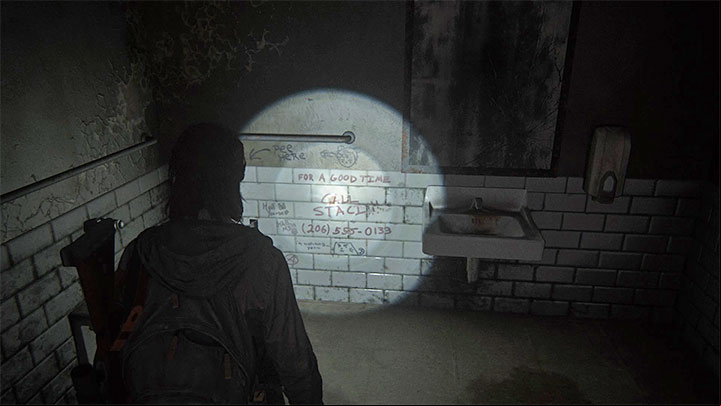 Find the bathroom - The Last of Us 2: Safe combinations - Seattle, Day 1 Ellie - Safes - The Last of Us 2 Guide