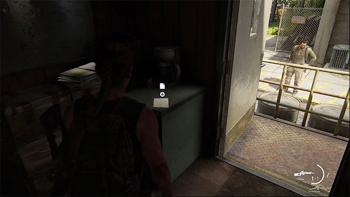 Inside the building you can find, e - The Last of Us 2: Safe combinations - Seattle, Day 1 Abby - Safes - The Last of Us 2 Guide