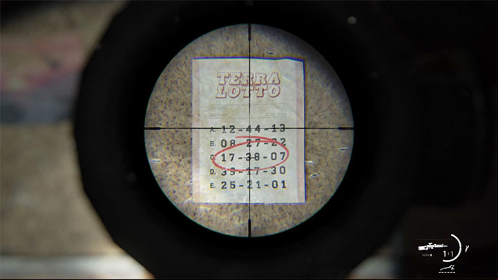 Find a Terra Lotto lottery note on the notice board in the barracks - The Last of Us 2: Safe combinations - Seattle, Day 1 Abby - Safes - The Last of Us 2 Guide