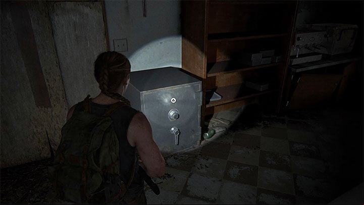 The safe is inside the Jasmine Bakery located on the left - The Last of Us 2: Safe combinations - Seattle, Day 1 Abby - Safes - The Last of Us 2 Guide
