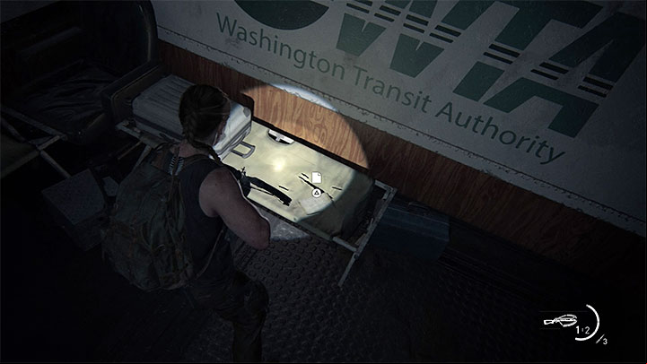 Soon after getting the crossbow, Abby finds the document shown in the picture - it lies on one of the metal beds - The Last of Us 2: Safe combinations - Seattle, Day 1 Abby - Safes - The Last of Us 2 Guide