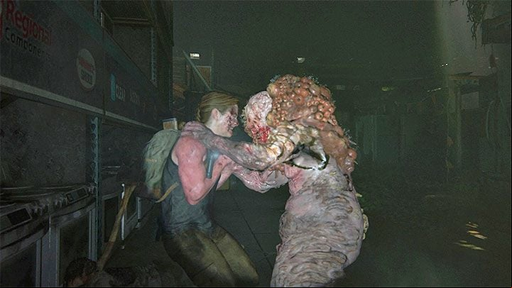 Shamblers are a new type of infected appearing in The Last of Us 2 - The Last of Us 2: Shamblers guide, how to kill? - Enemies - The Last of Us 2 Guide