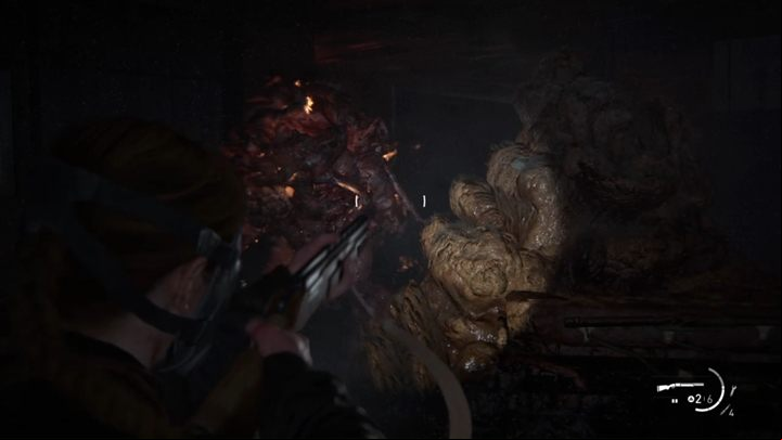 Its a good idea to move the chasing boss near a column or a huge tissue shown in the picture above - The Last of Us 2: Ground Zero, Seattle Day 2 Abby walkthrough - Seattle Day 2 - Abby - The Last of Us 2 Guide
