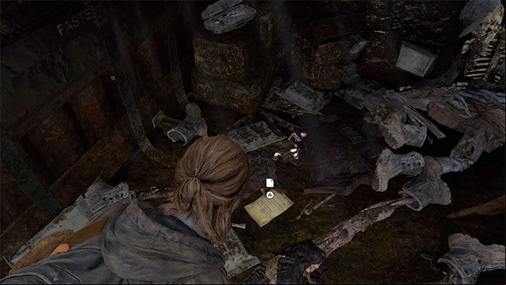 After opening the trucks crate, Ellie and Dina will make a terrifying discovery - The Last of Us 2: Downtown map - collectibles, artefacts, coins - Seattle Day 1 - Ellie - The Last of Us 2 Guide