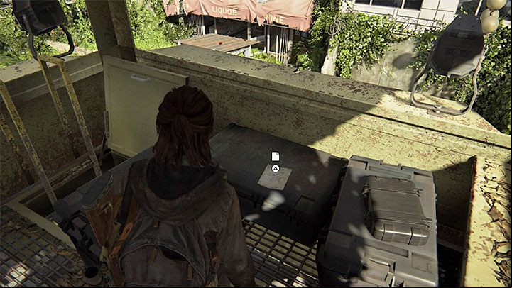A little further on there is the observation tower and you have to use a ladder to climb to the top of it - The Last of Us 2: Capitol Hill - collectibles, artefacts, coins - Seattle Day 1 - Ellie - The Last of Us 2 Guide