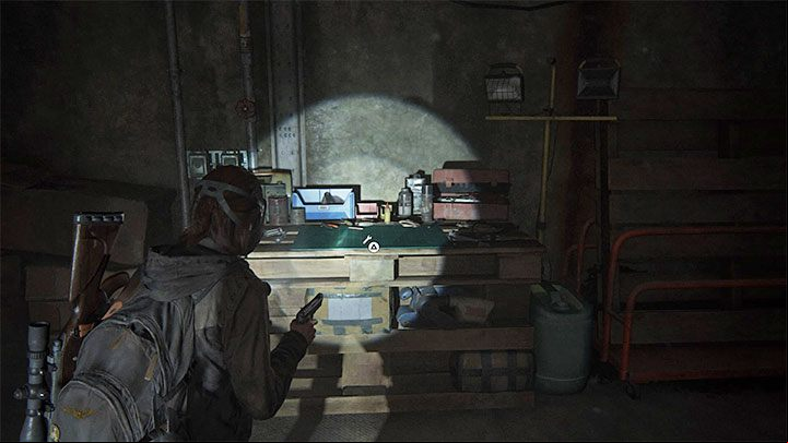 Locate the blue door in the area - The Last of Us 2: The Tunnels - collectibles, artefacts, coins - Seattle Day 1 - Ellie - The Last of Us 2 Guide
